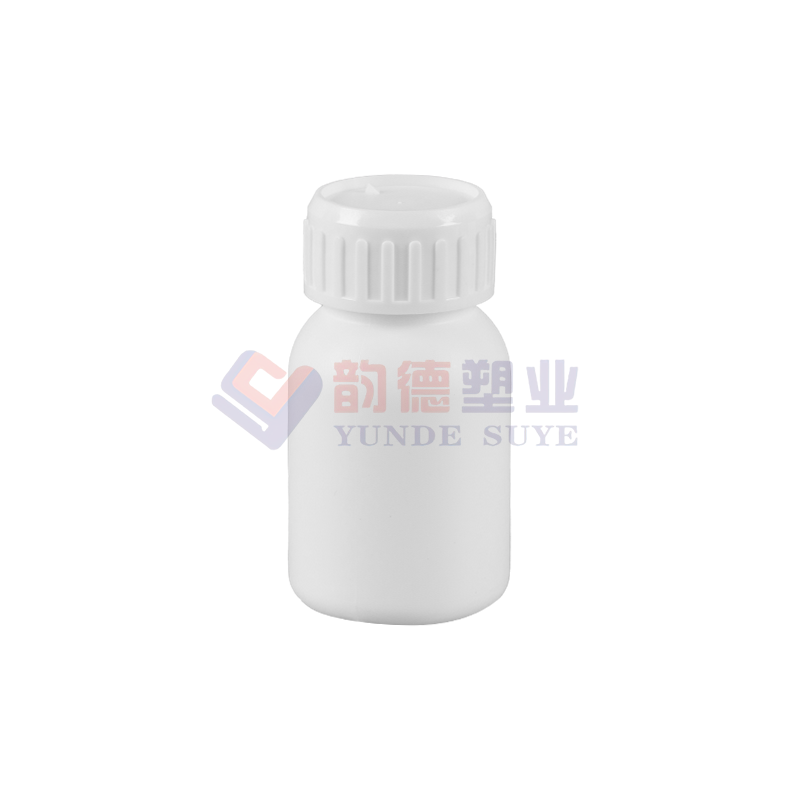 Kimyasal Sıvı Florlu Yuvarlak Şişe 50mL-01 (Kalınlaştırılmış)