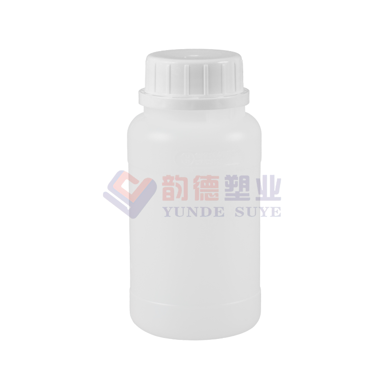 Sızıntı Önleyici Kalınlaştırılmış Hdpe Florlu Yuvarlak Şişe 250ml-01