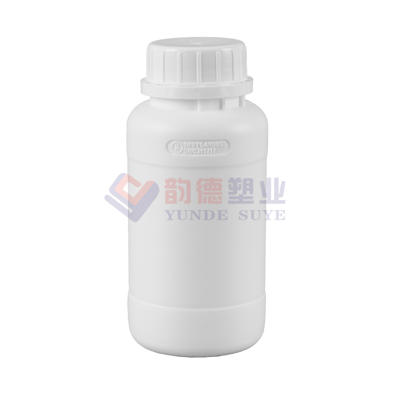 Kalınlaştırılmış Orta Kapasiteli Yüksek Bariyerli Florlu Yuvarlak Şişe 300ml-01
